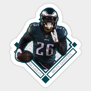 MILES SANDERS PHILADELPHIA EAGLES Sticker